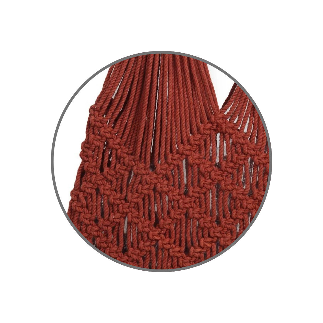Trendy Macrame Beach Bag Coastal Vibes
